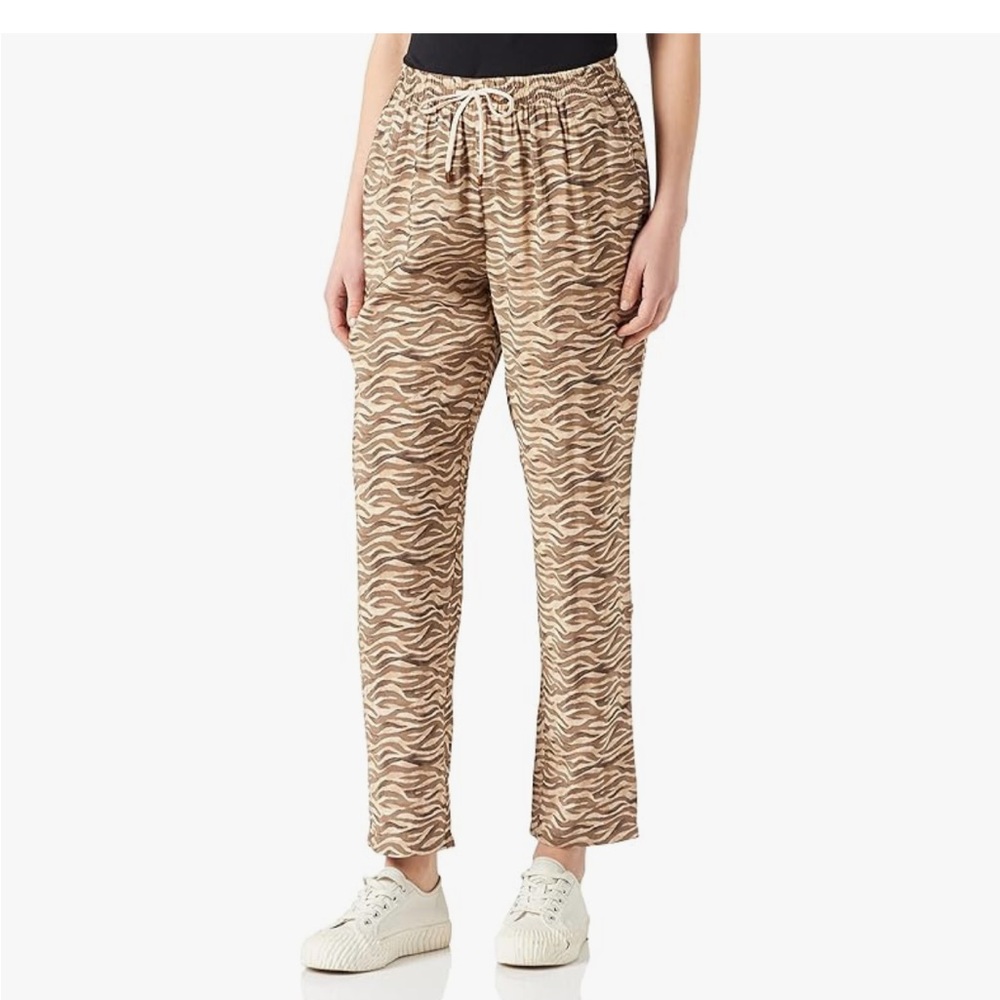 Scotch & Soda Women’s Size XS Animal Print Drawstring Pants with Pockets